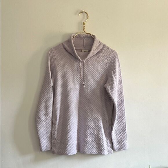 Women's Lavender Textured Sweater-L.L.Bean - Picture 1 of 5